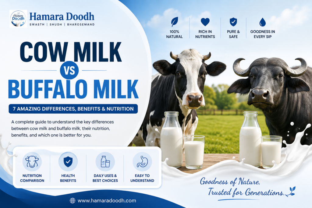 cow milk vs buffalo milk